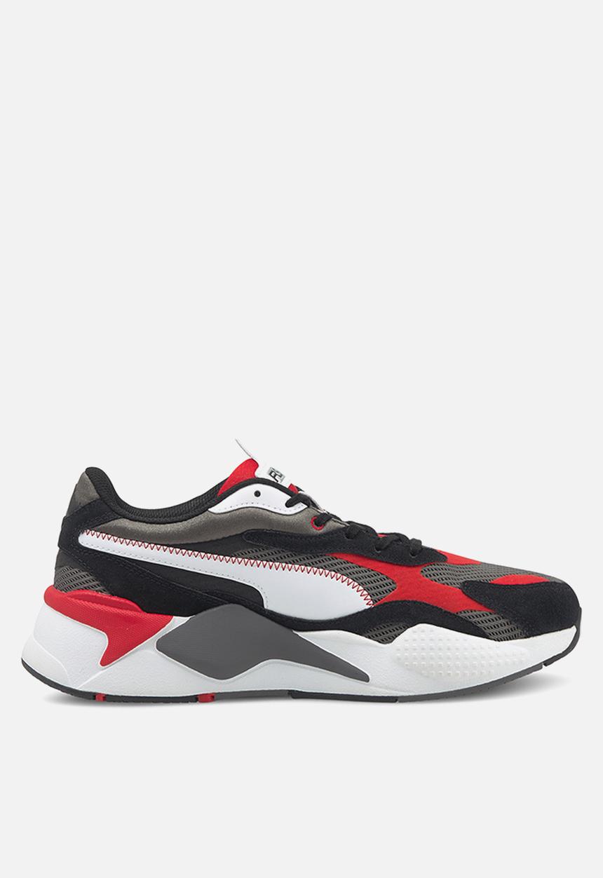 PUMA - Rs-x³ twill airmesh - castlerock-poppy red