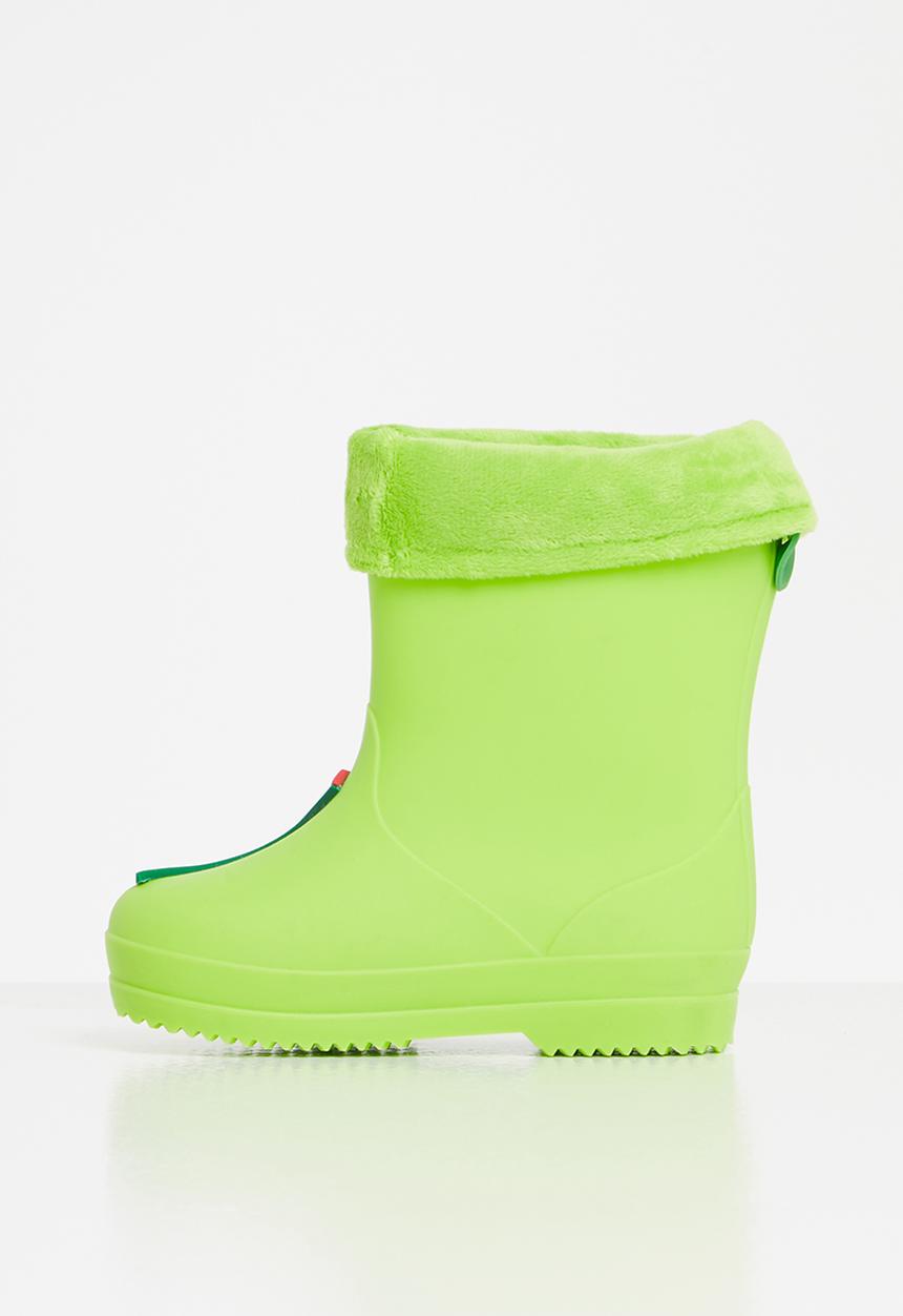 Pop Candy - Boys dino rain boots - green
