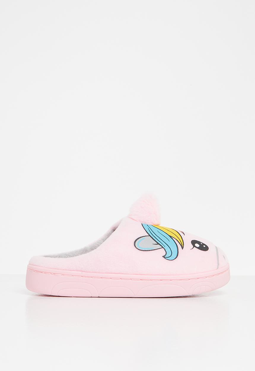 Pop Candy - Girls unicorn slippers - pink