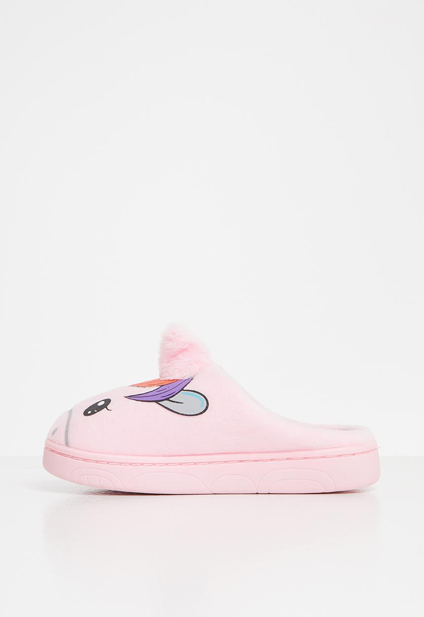 Pop Candy - Girls unicorn slippers - pink