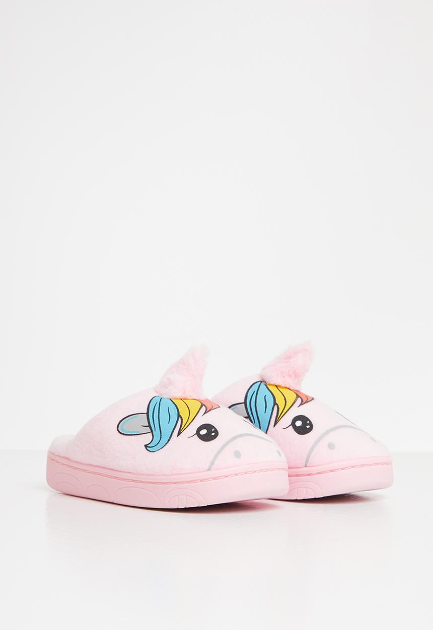 Pop Candy - Girls unicorn slippers - pink