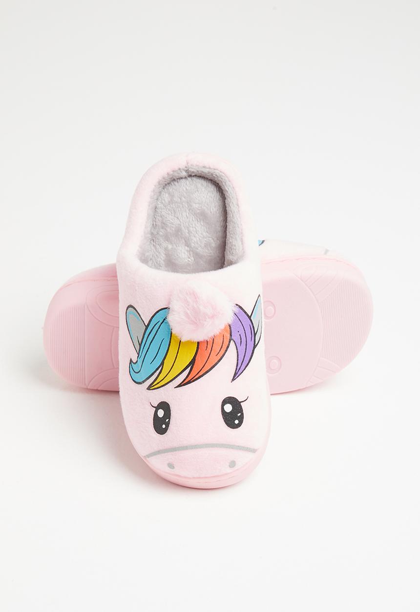 Pop Candy - Girls unicorn slippers - pink