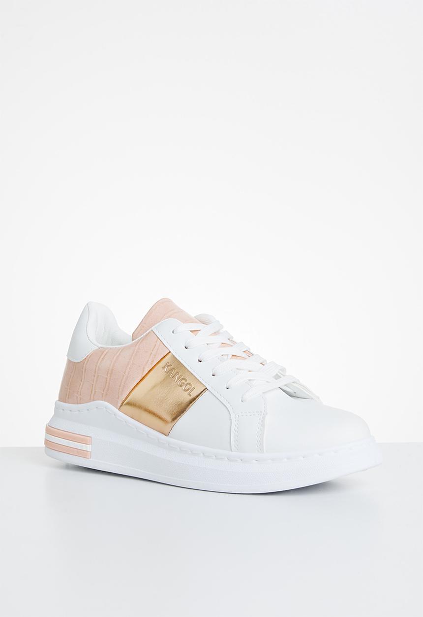 KANGOL - Stella sneaker - white & pink