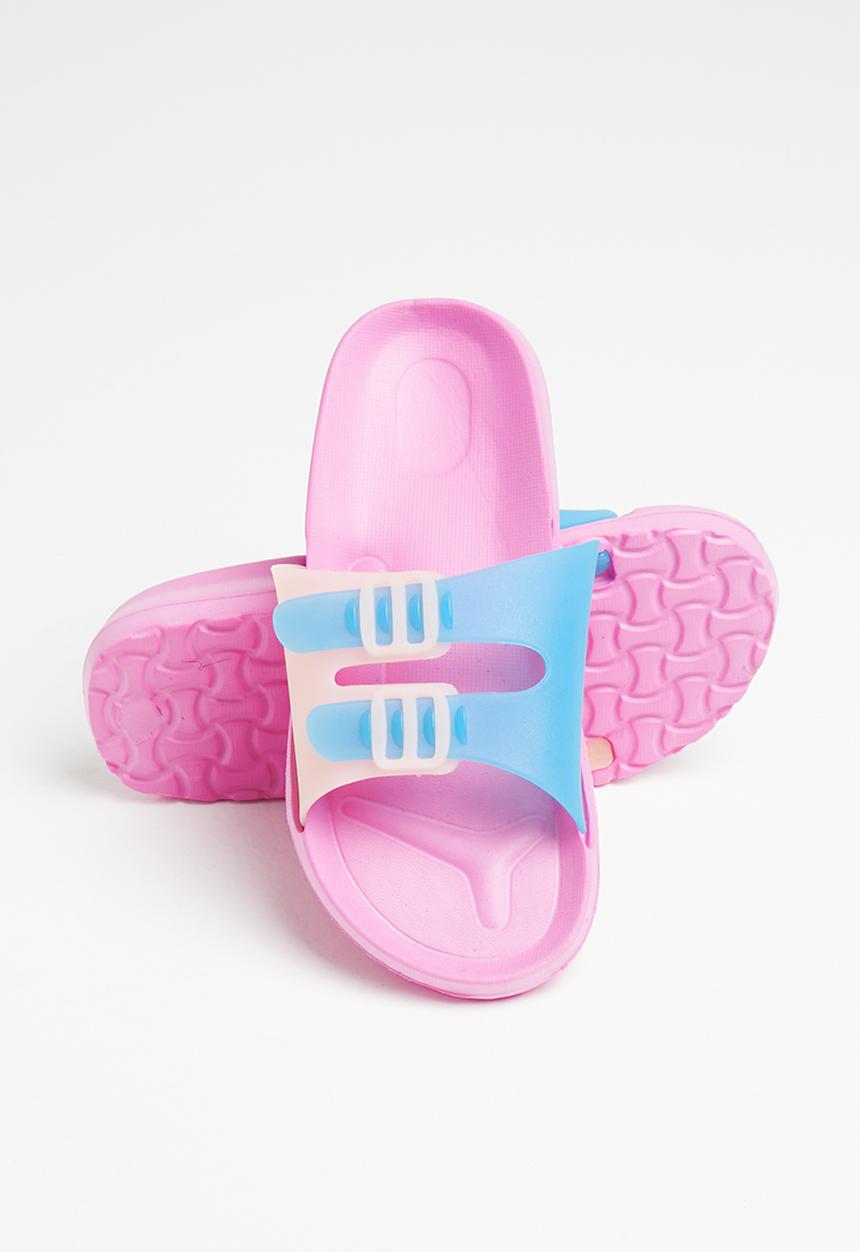 Pop Candy - Girls double buckle sandal - pink
