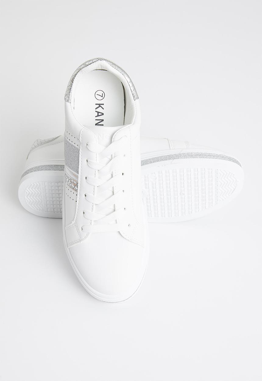 KANGOL - Kozi sneaker - white & silver