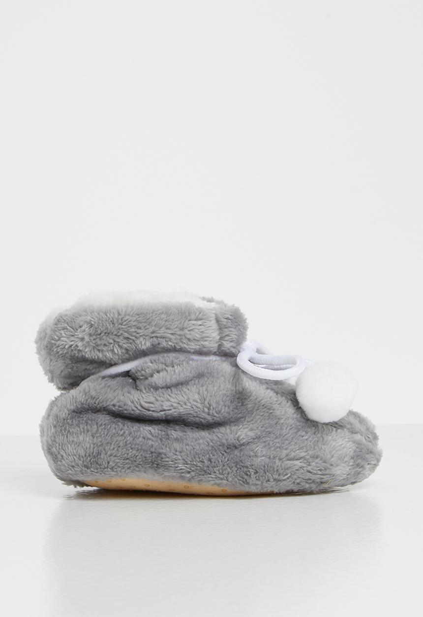 Pop Candy - Baby boys slippers - charcoal