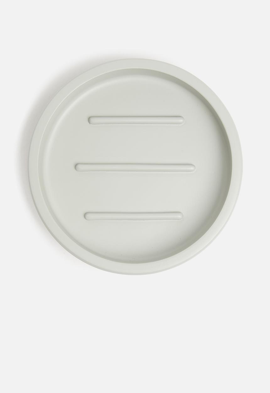 Sixth Floor - Otto polyresin soap dish - grey