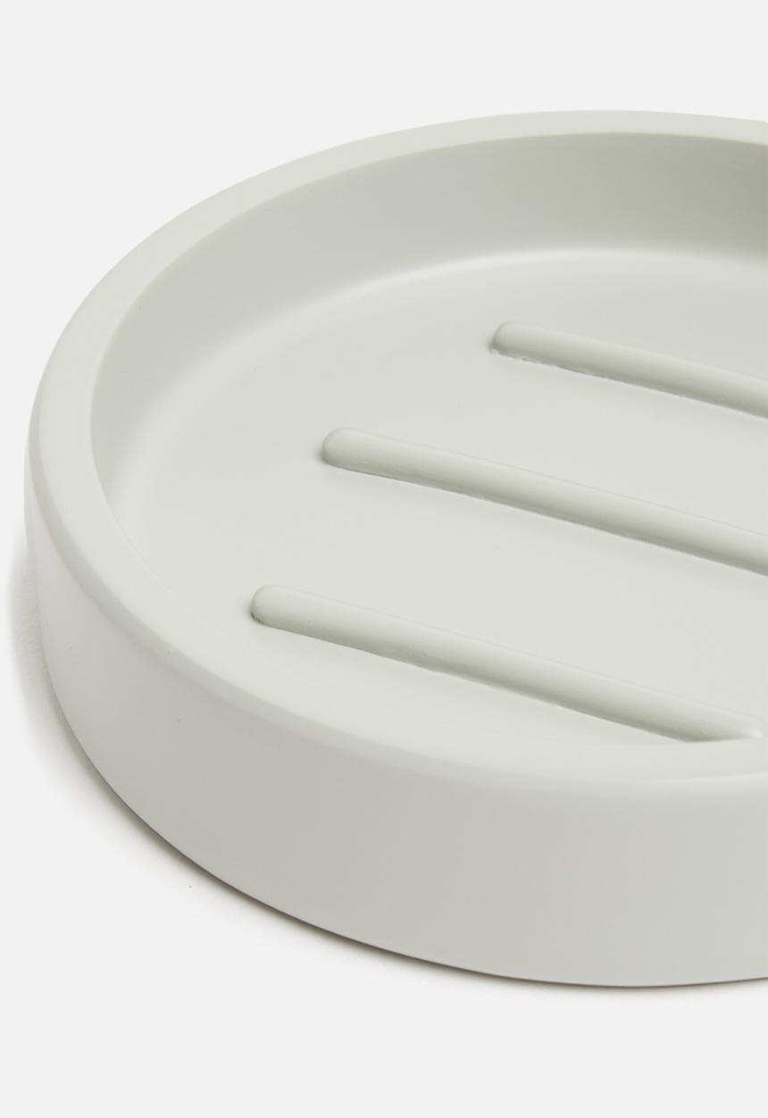 Sixth Floor - Otto polyresin soap dish - grey