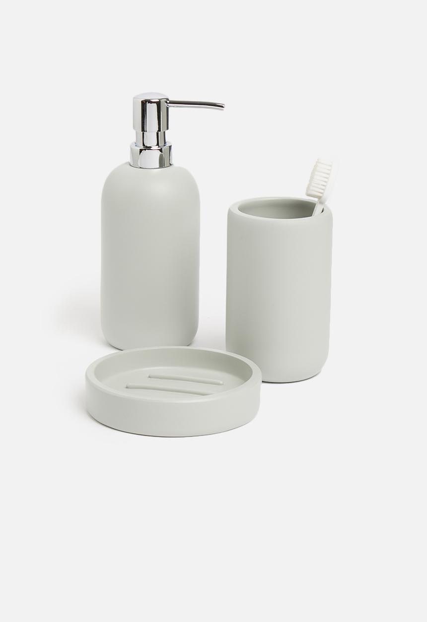 Sixth Floor - Otto polyresin tumbler - grey