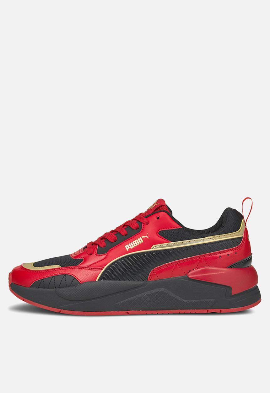 PUMA - X-ray 2 square - high risk red-puma black-puma team gold