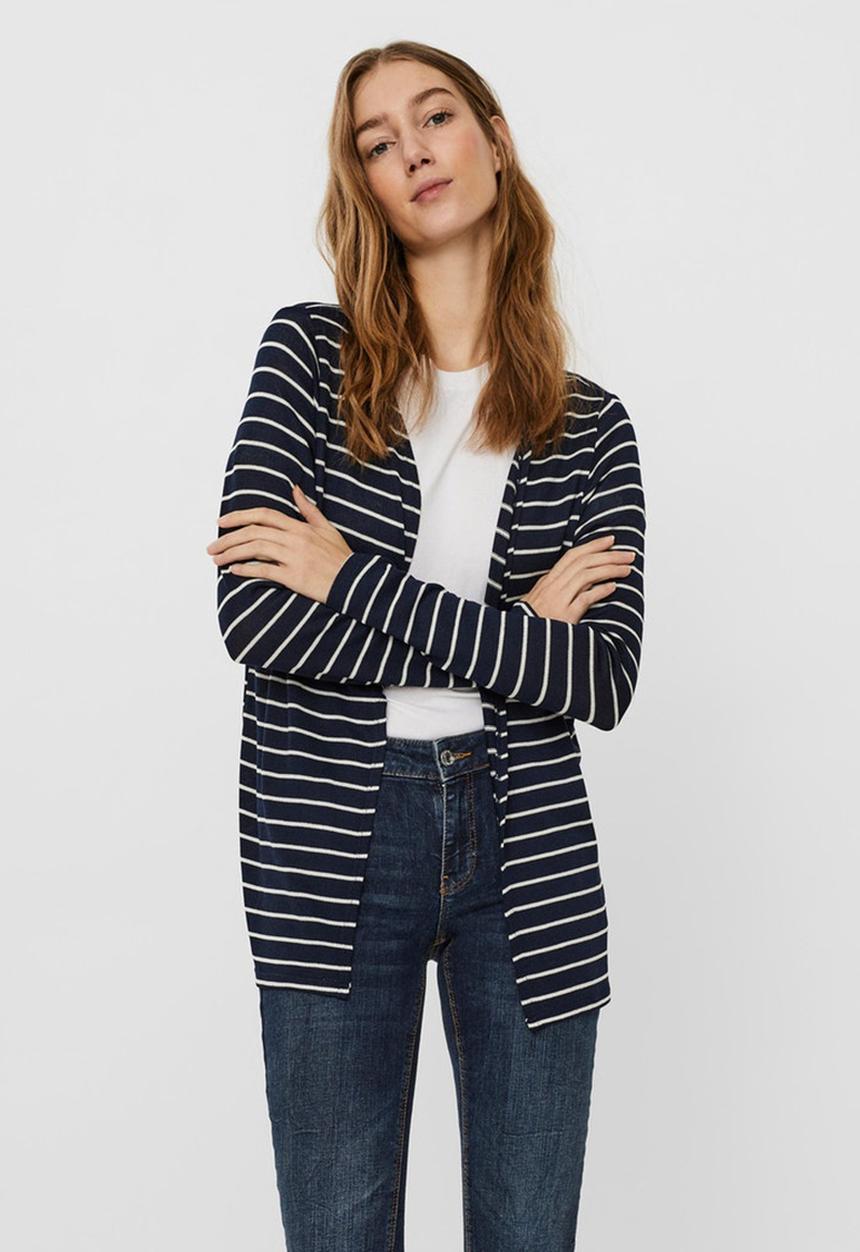 Vero Moda - Brianna long sleeve cardigan - navy
