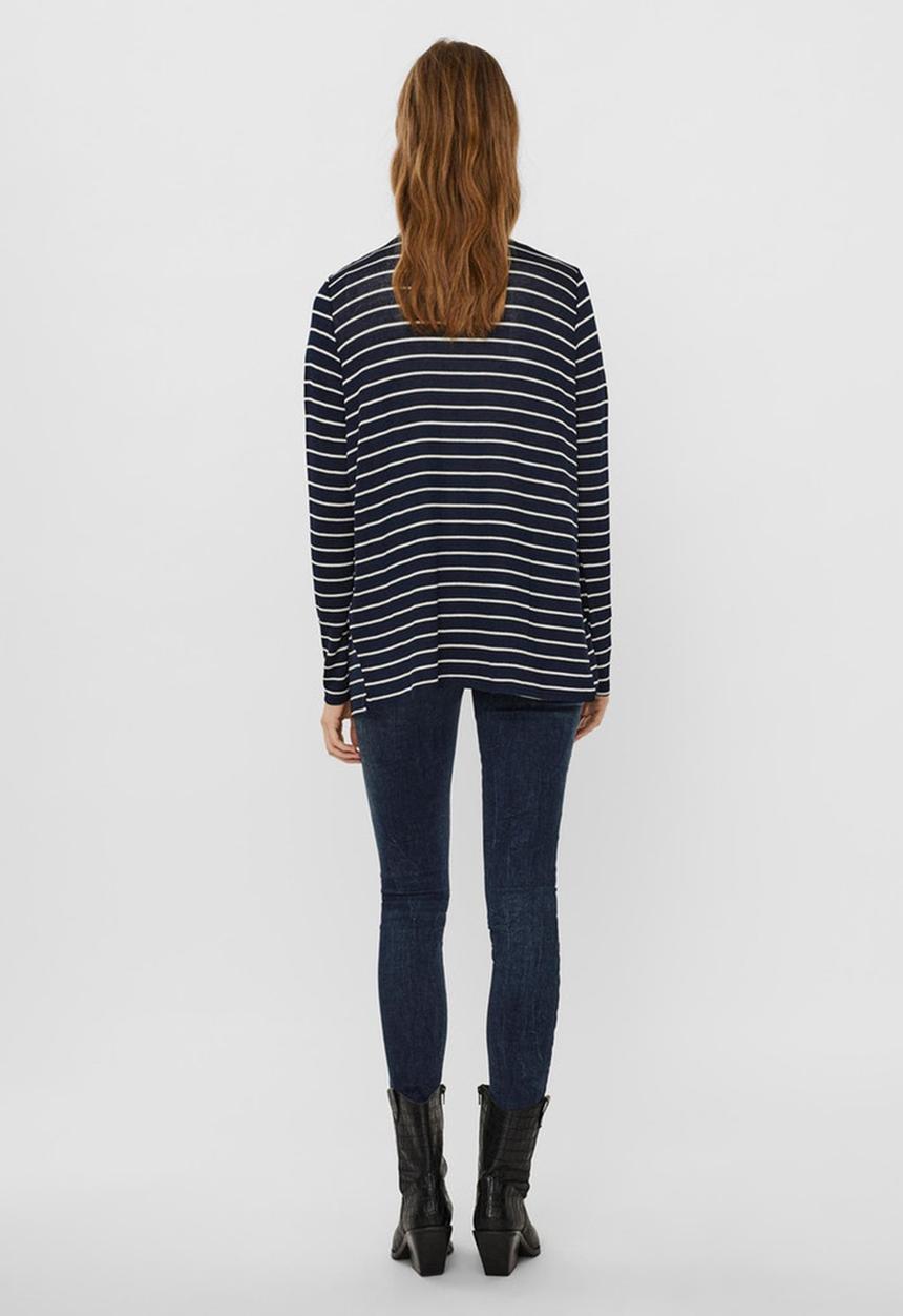Vero Moda - Brianna long sleeve cardigan - navy