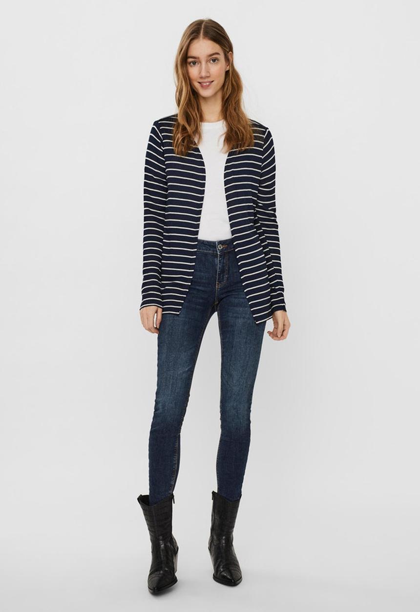 Vero Moda - Brianna long sleeve cardigan - navy