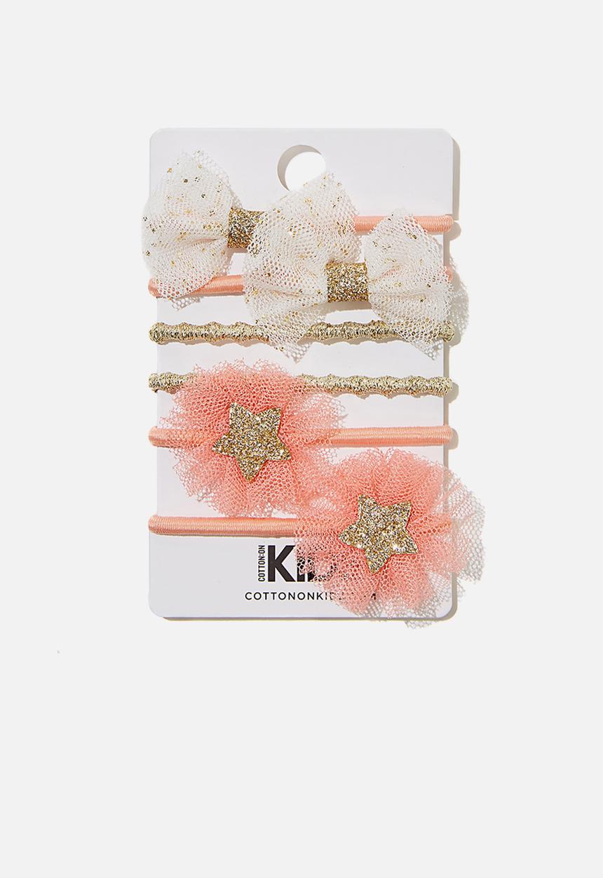 Cotton On - Hannah hair ties - pink