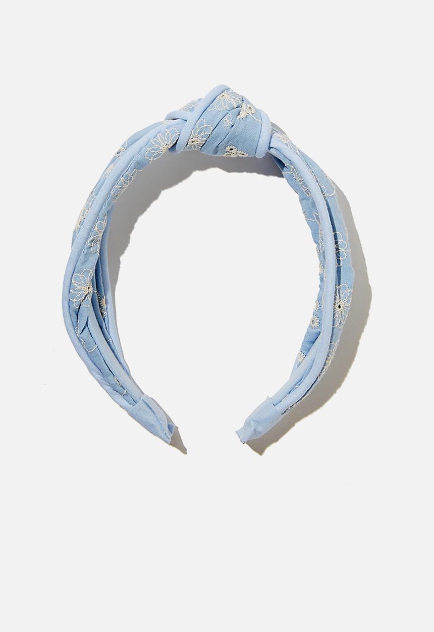 Cotton On - Knotted headband - blue
