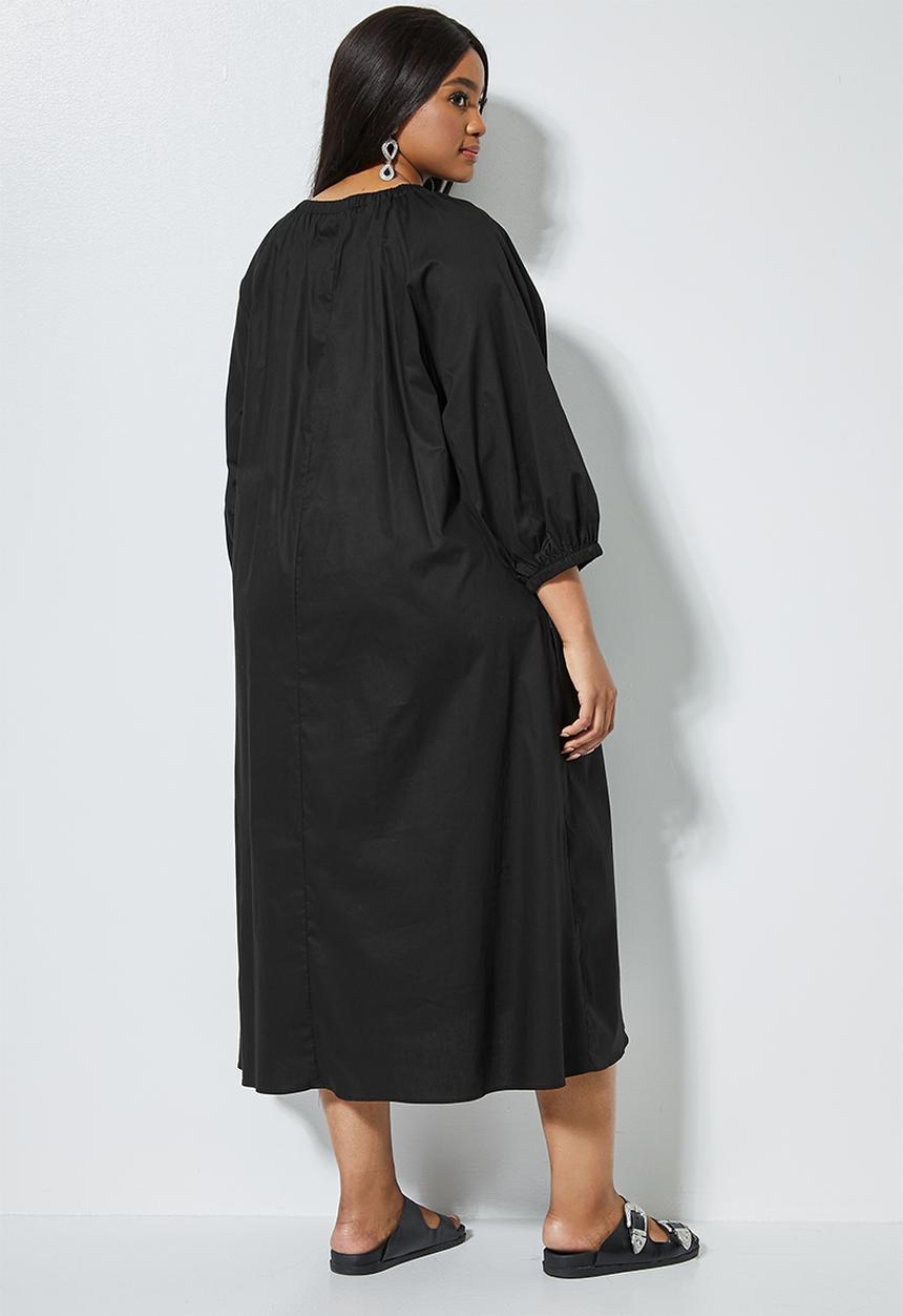 Superbalist - Volume midi with pockets - black