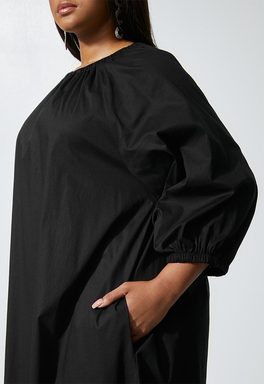 Superbalist - Volume midi with pockets - black