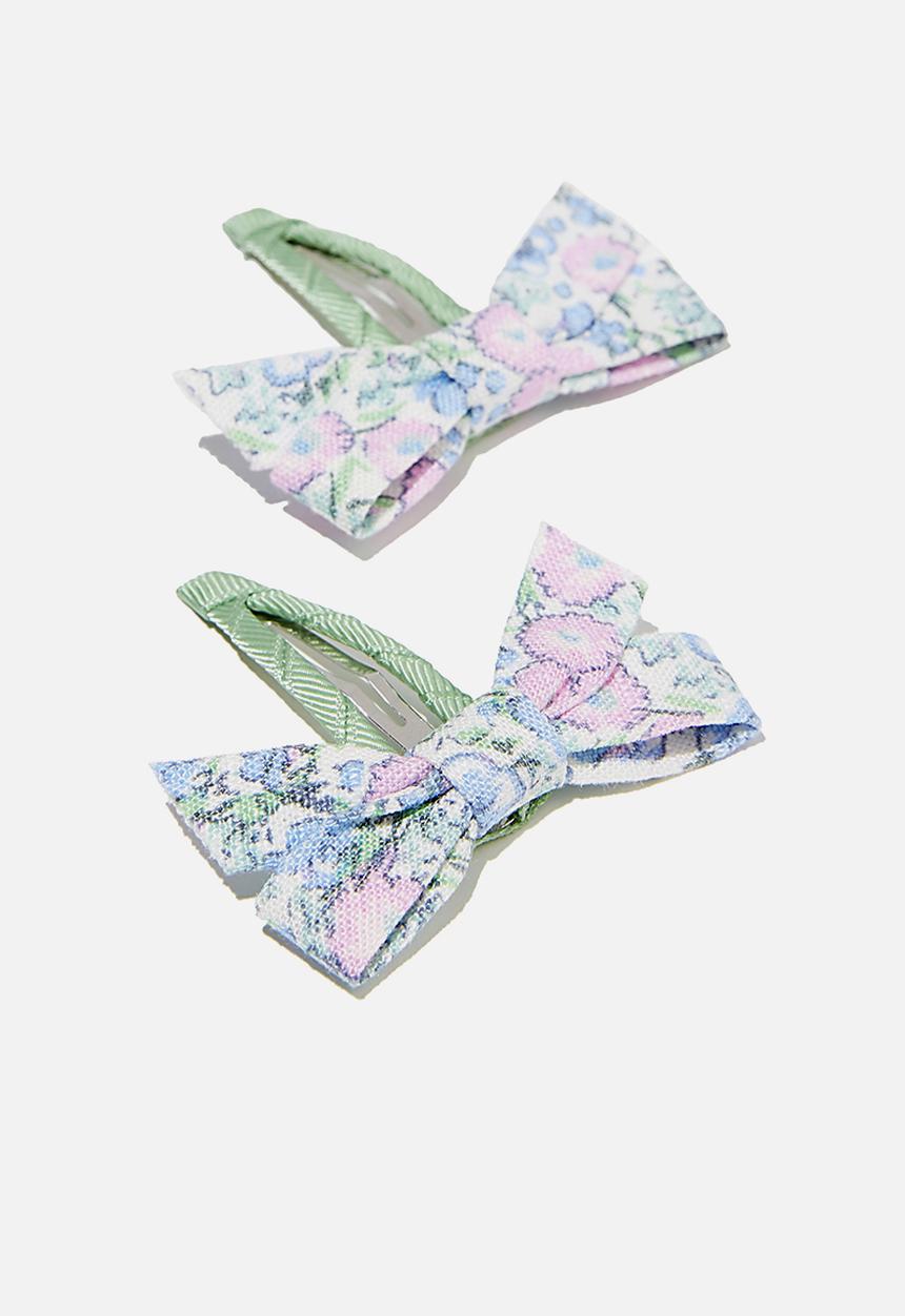 Cotton On - Hair clips - floral bows - multi