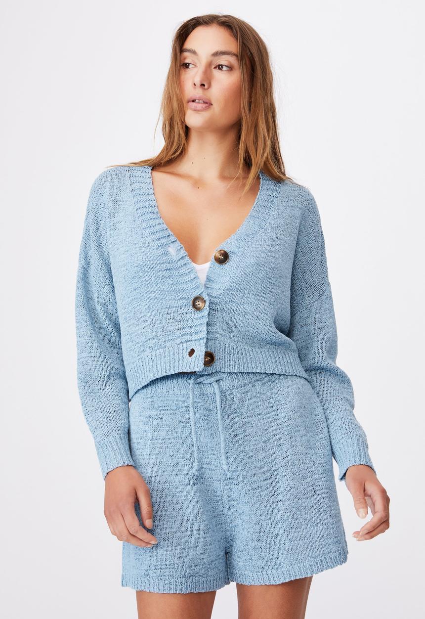 Cotton On - Summer lounge cardigan - glacier blue
