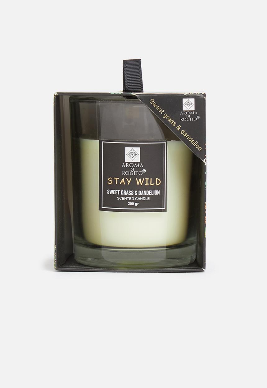 H&S - Sweet grass candle - charcoal