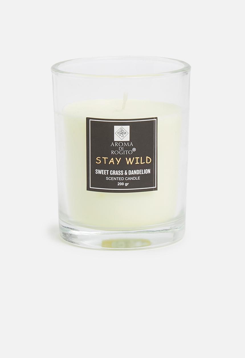 H&S - Sweet grass candle - charcoal