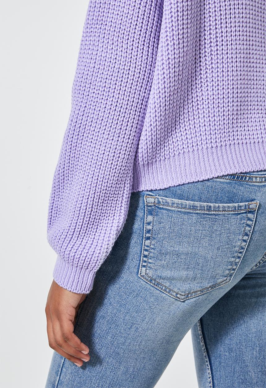 Superbalist - Knit crop cardigan - lilac