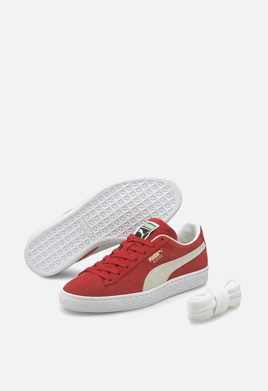 PUMA - Suede classic xxi - high risk red-puma white