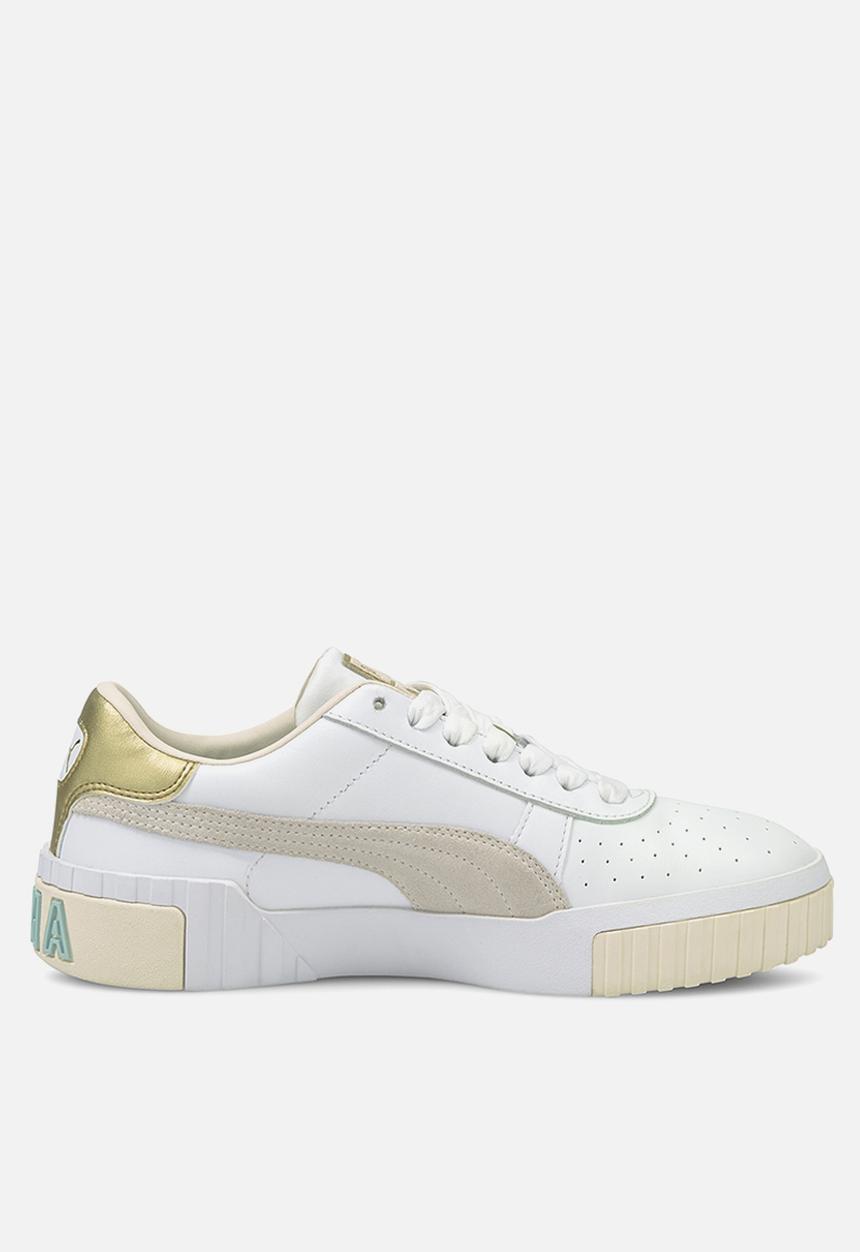 PUMA - Cali soft glow wn's - puma white-eggnog-blue glow-puma team gold