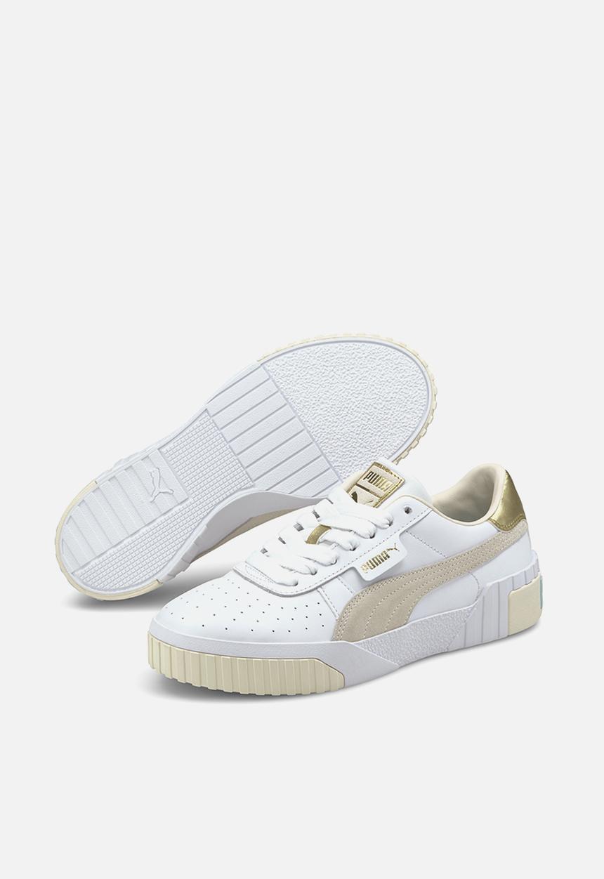 PUMA - Cali soft glow wn's - puma white-eggnog-blue glow-puma team gold