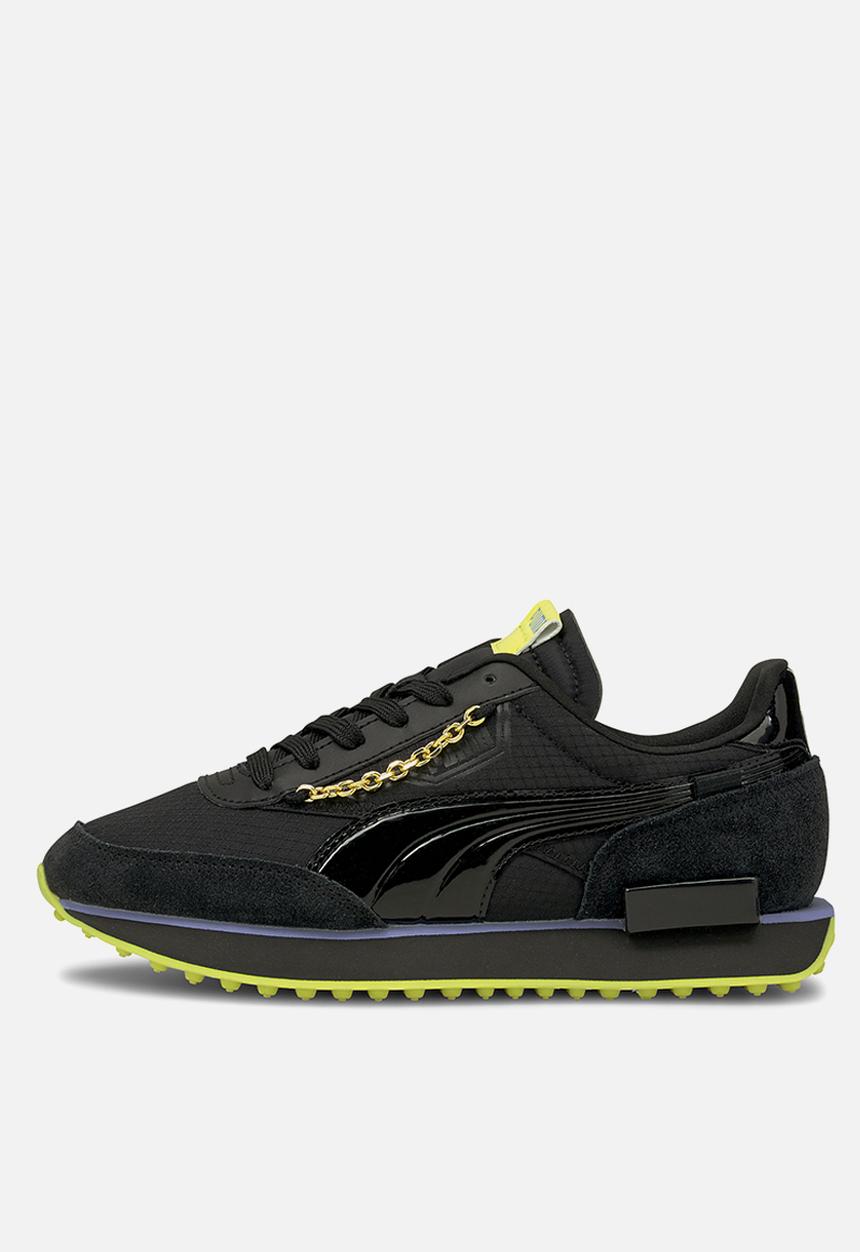 PUMA - Future rider dd wn's - puma black-nrgy yellow