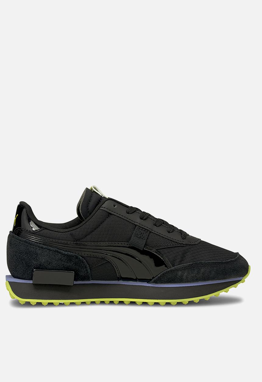 PUMA - Future rider dd wn's - puma black-nrgy yellow