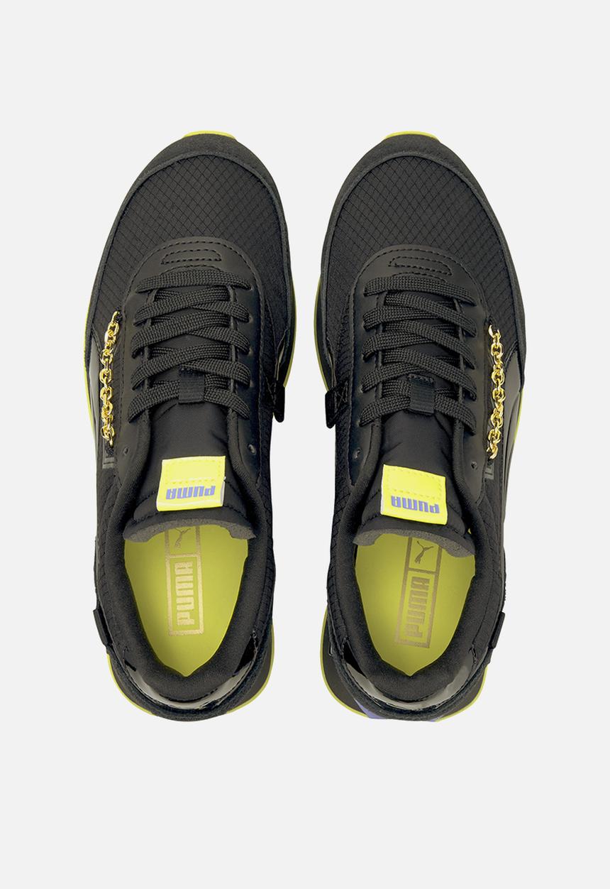 PUMA - Future rider dd wn's - puma black-nrgy yellow