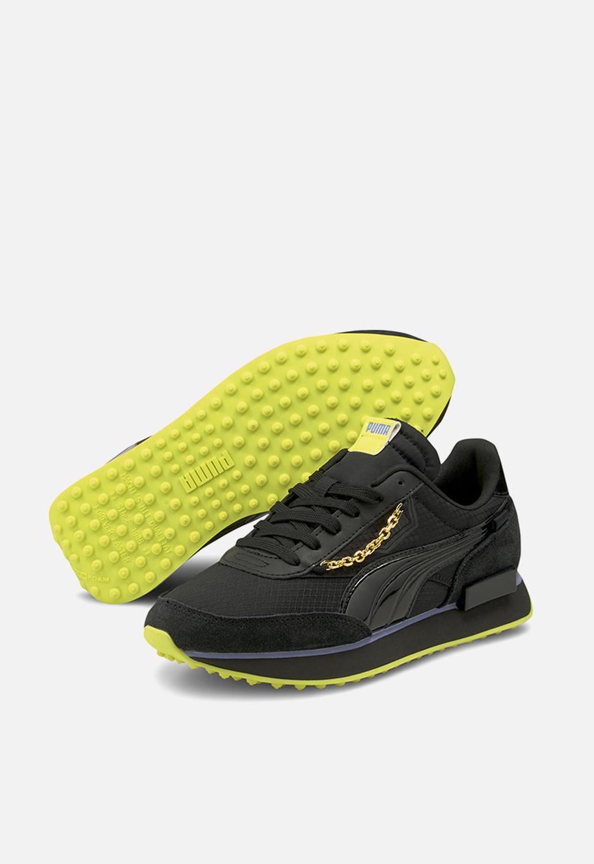 PUMA - Future rider dd wn's - puma black-nrgy yellow