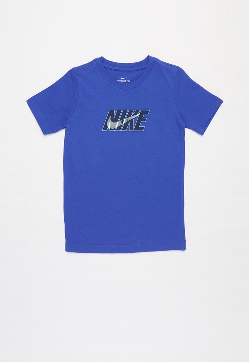 Nike - B nsw tee nike swoosh glow - blue