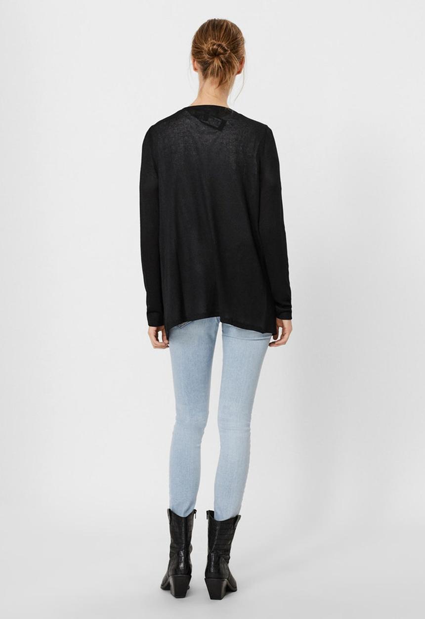 Vero Moda - Brianna long sleeve cardigan - black