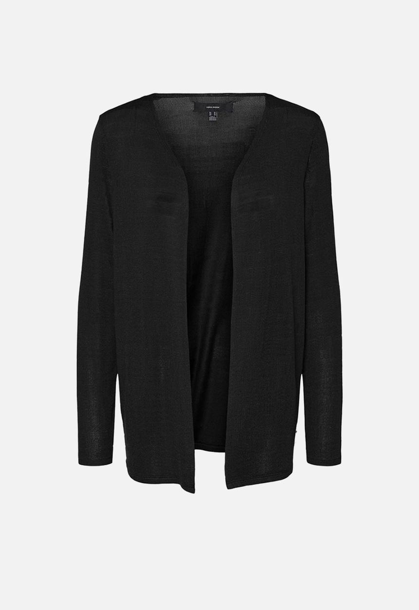 Vero Moda - Brianna long sleeve cardigan - black