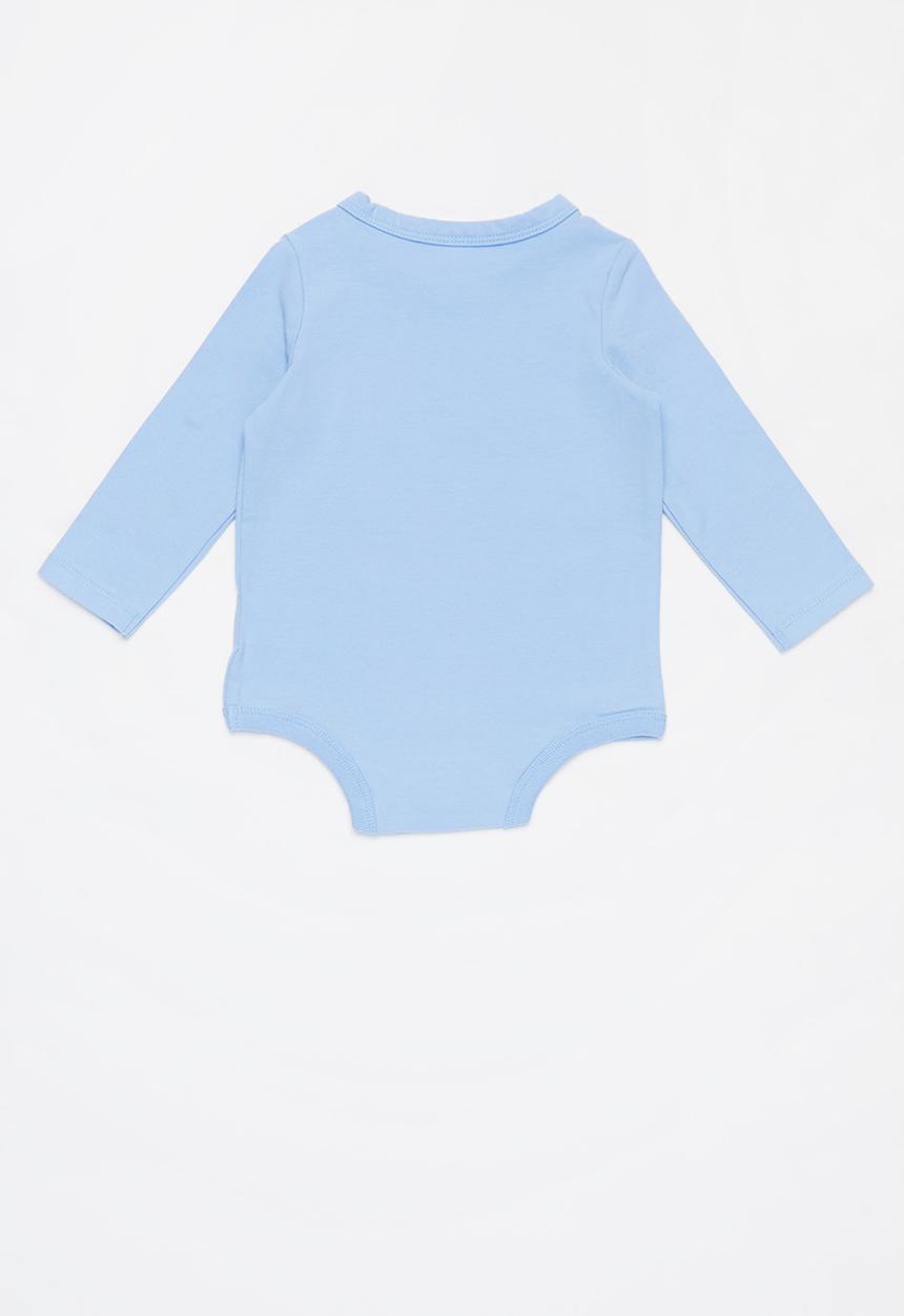 Cotton On - 3 Pack long sleeve bubbysuit - blue 
