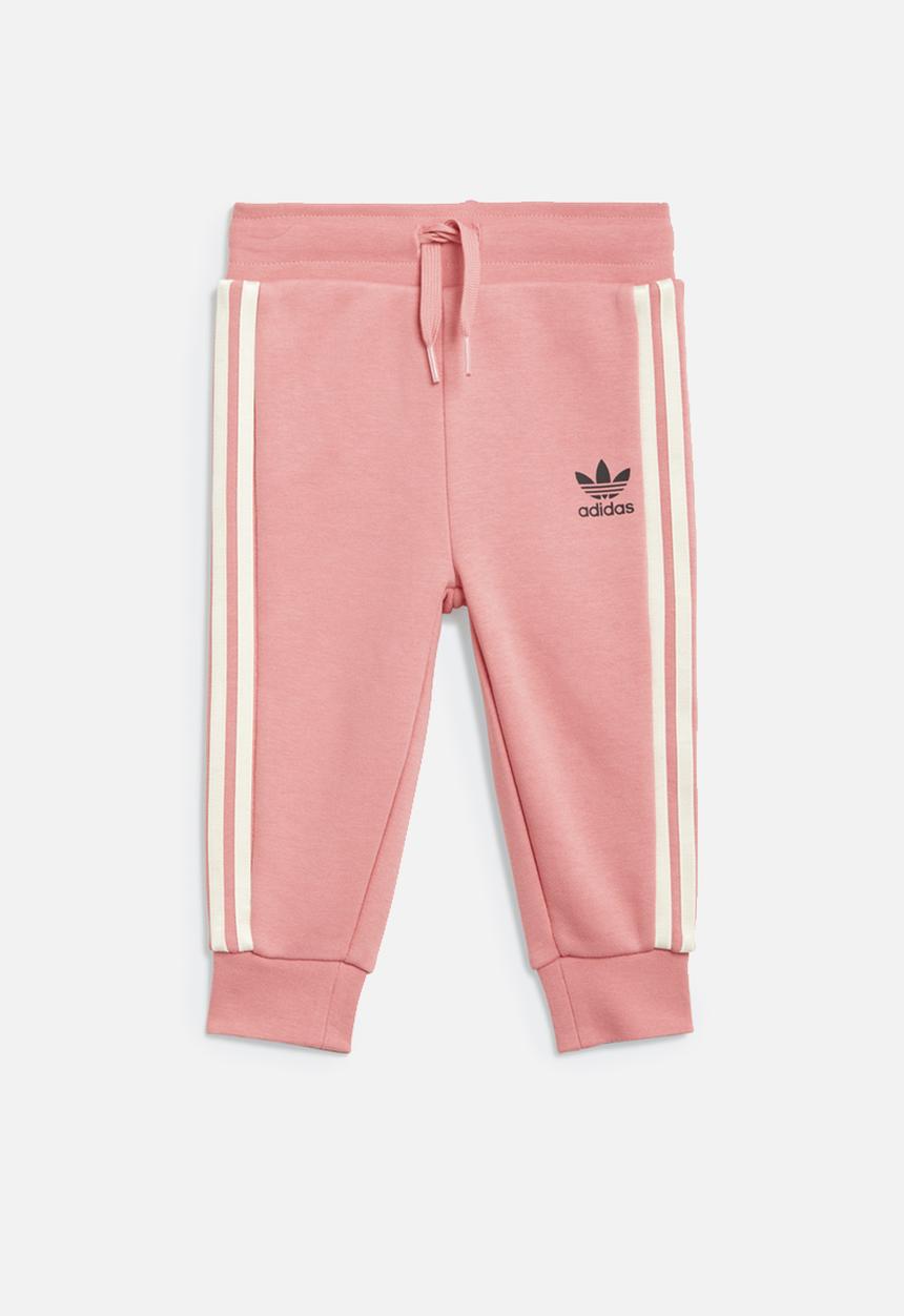 adidas Originals - Full zip hoodie set - trace pink