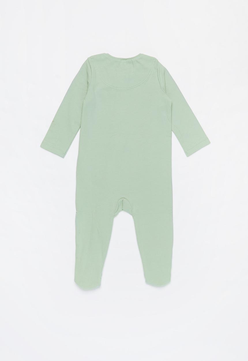 Cotton On - 3 Pack long sleeve zip romper - grey & green