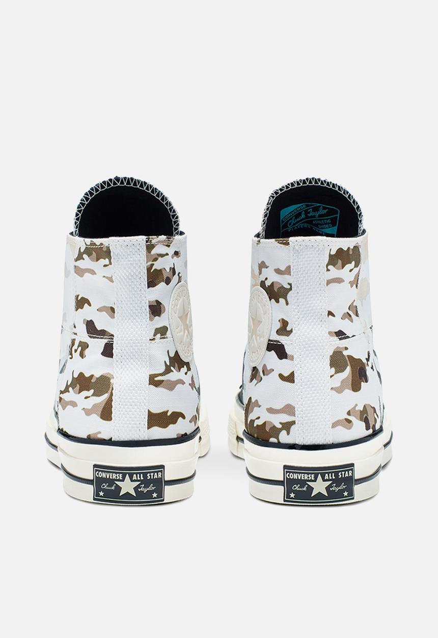 Converse - Chuck 70 blocked camo hoop hunter m hi - white/carbon grey