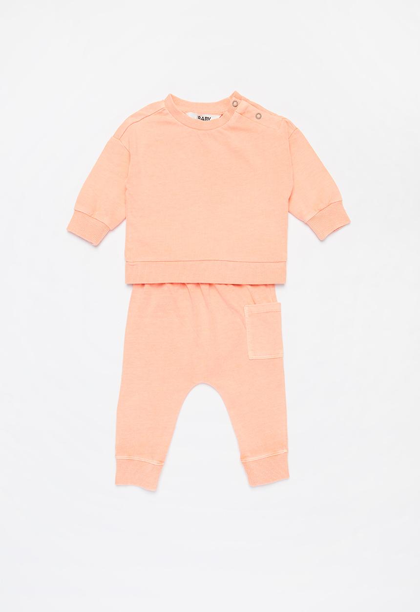 Cotton On - Enzo & zac tracksuit - peach