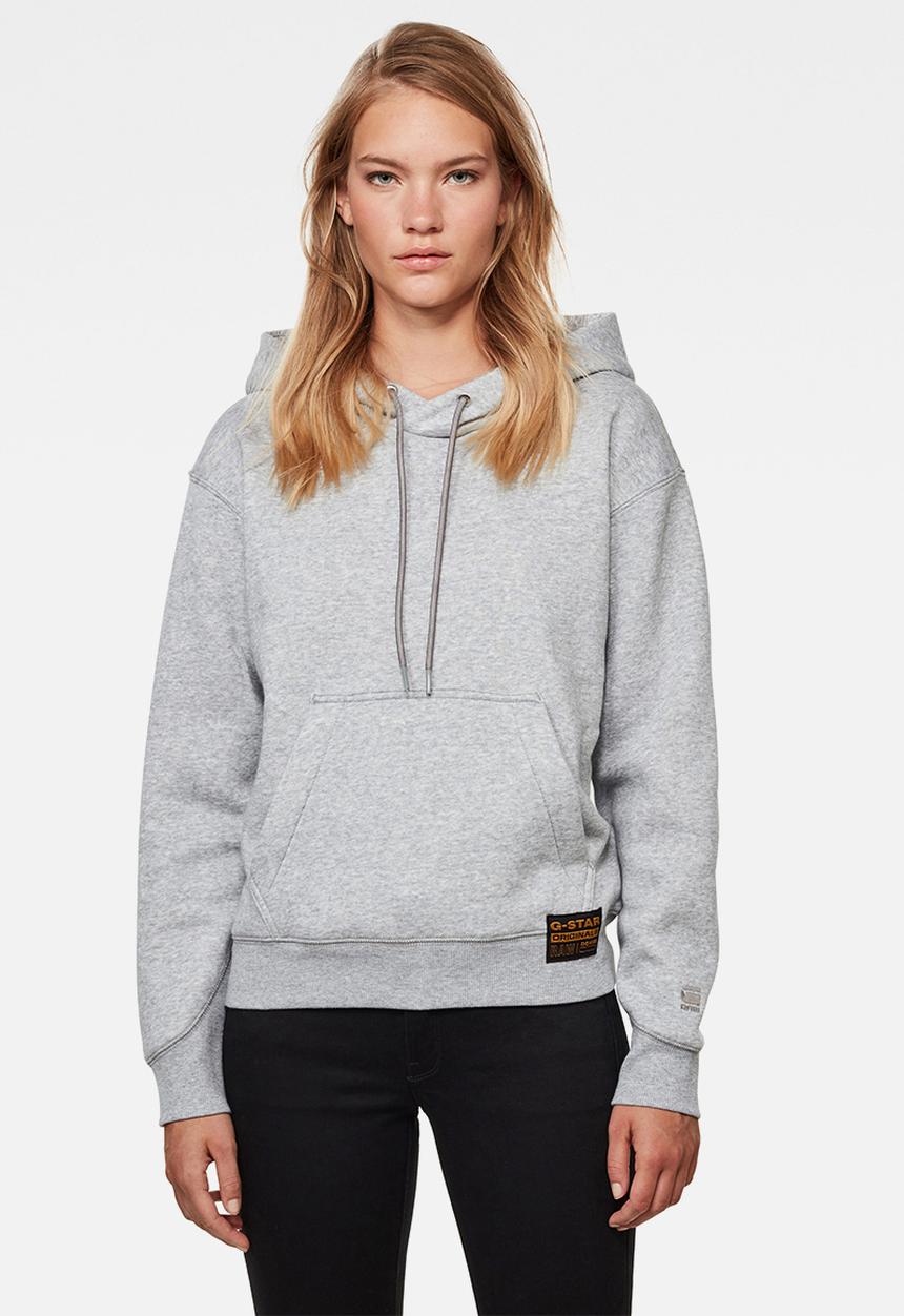 G-STAR - Premium core hoodie - grey heather