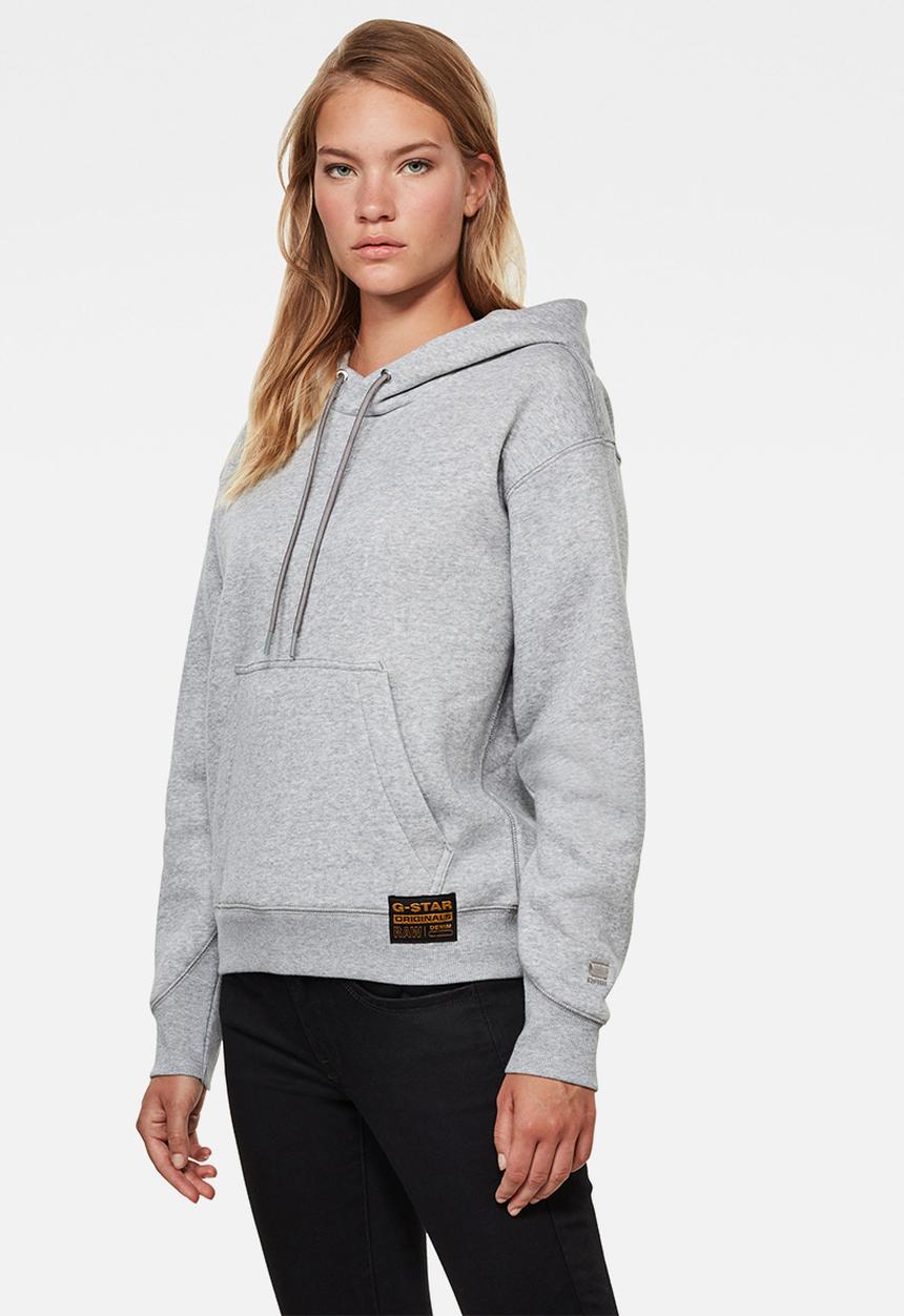 G-STAR - Premium core hoodie - grey heather