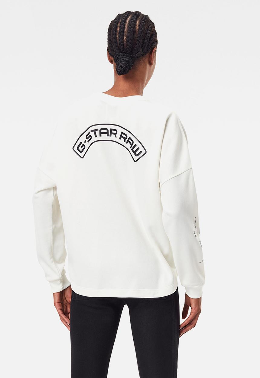 G-STAR - Multi gr relaxed sweat - milk