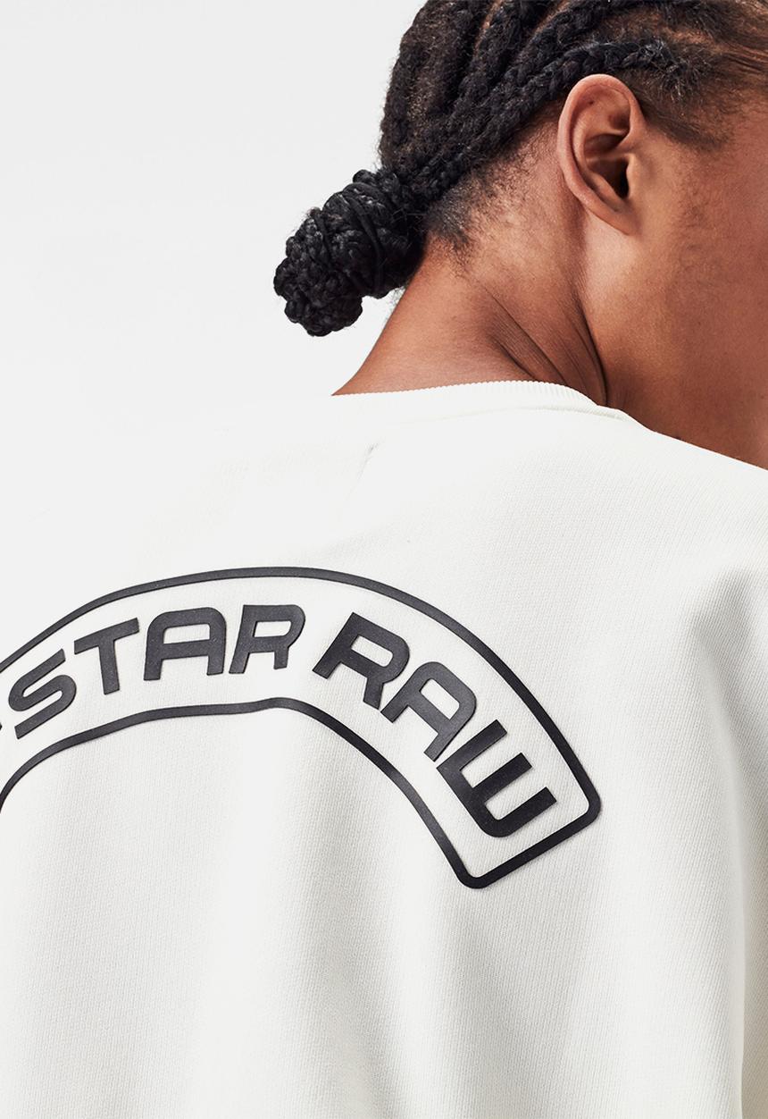 G-STAR - Multi gr relaxed sweat - milk
