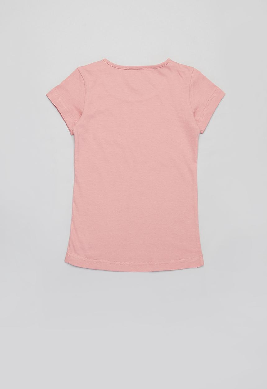 Pop Candy - Girls 2 pack printed tees - white & pink