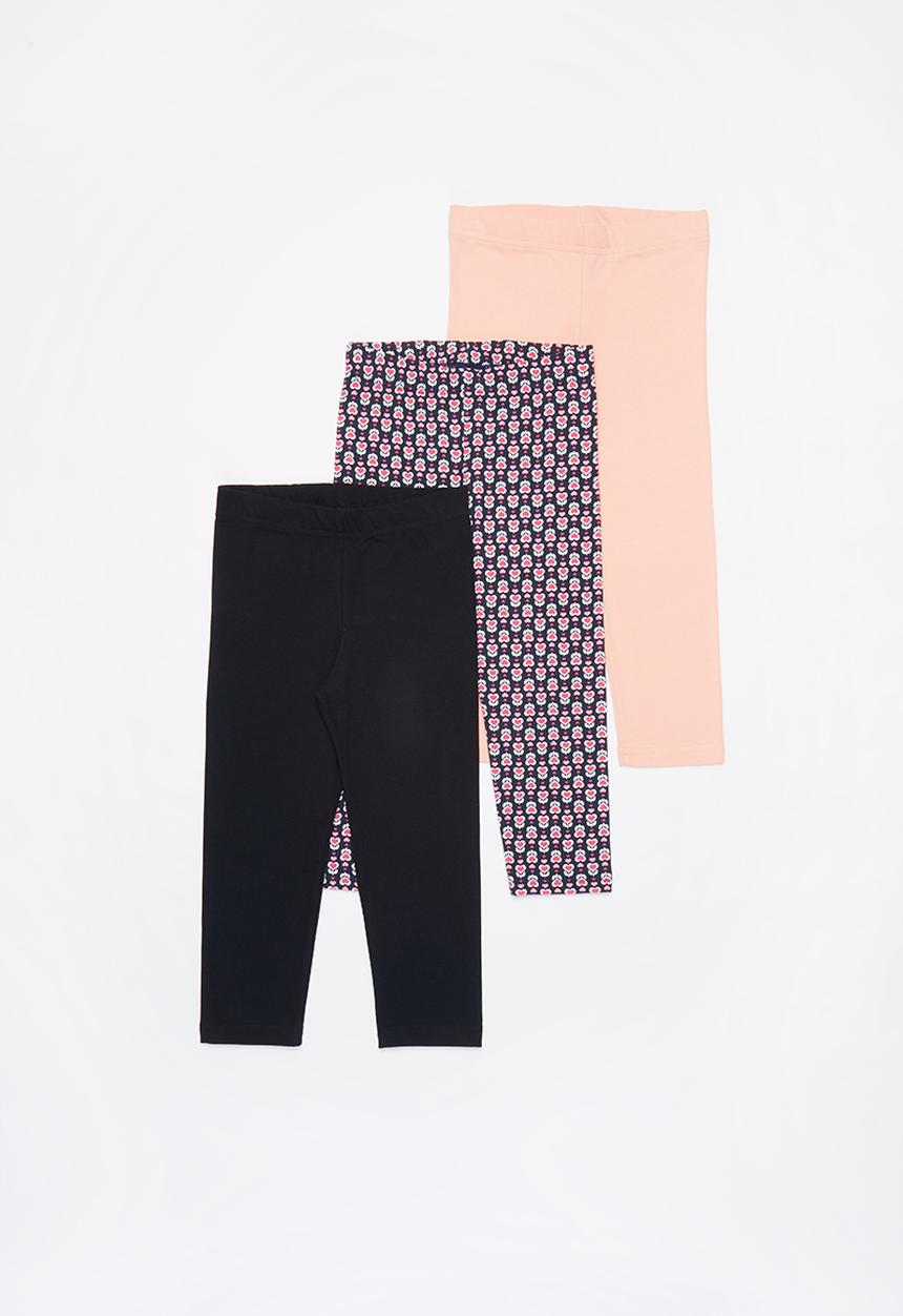 Pop Candy - 3 Pack 3/4 leggings - multi