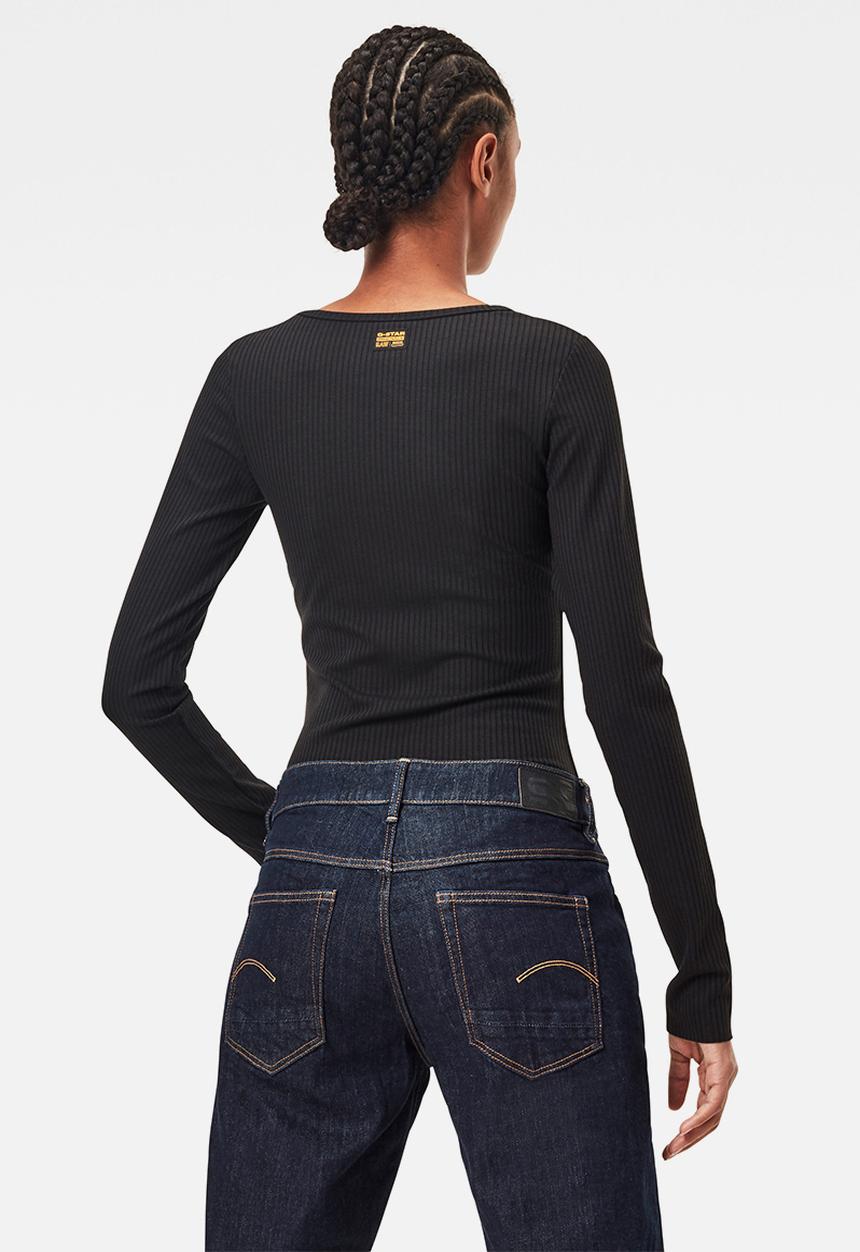 G-STAR - Rib bodysuit - black