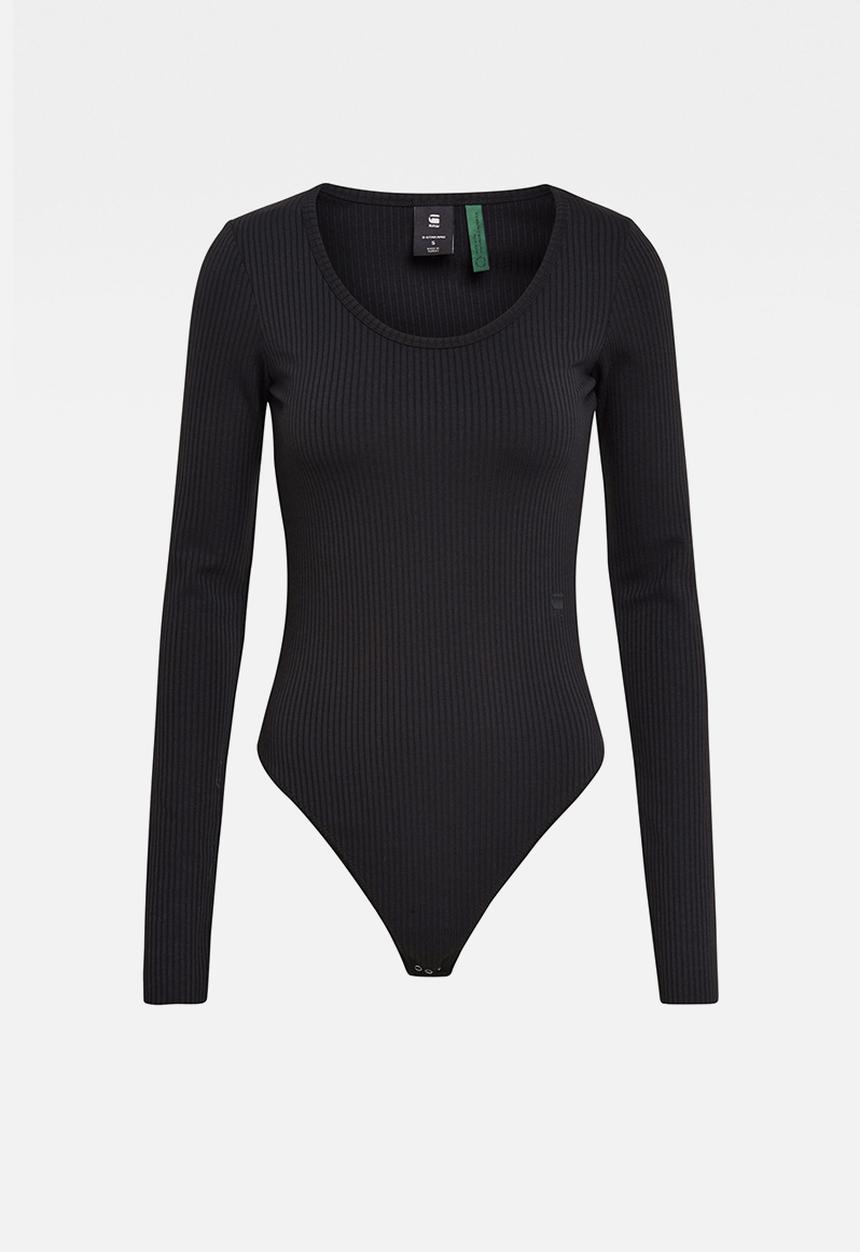 G-STAR - Rib bodysuit - black