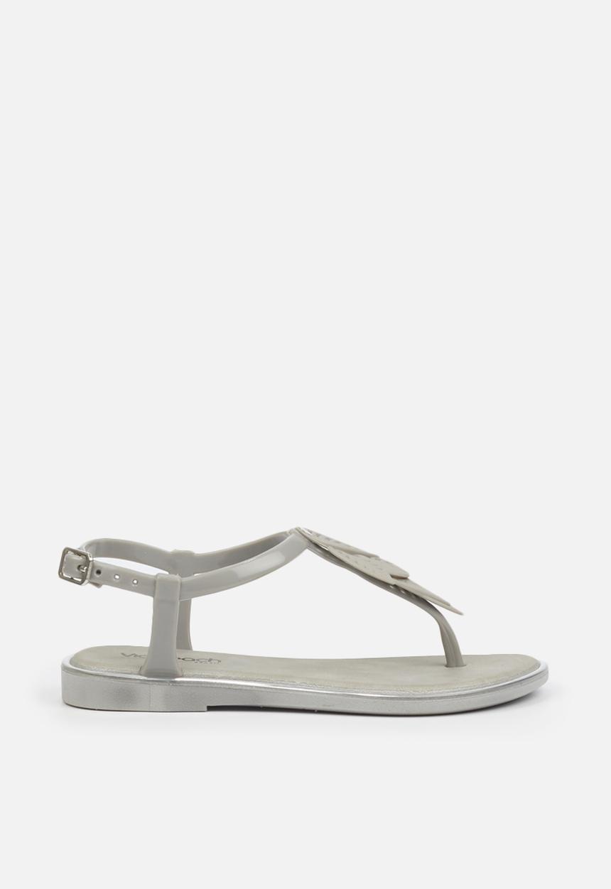 Viabeach - Girls marble sandal - silver